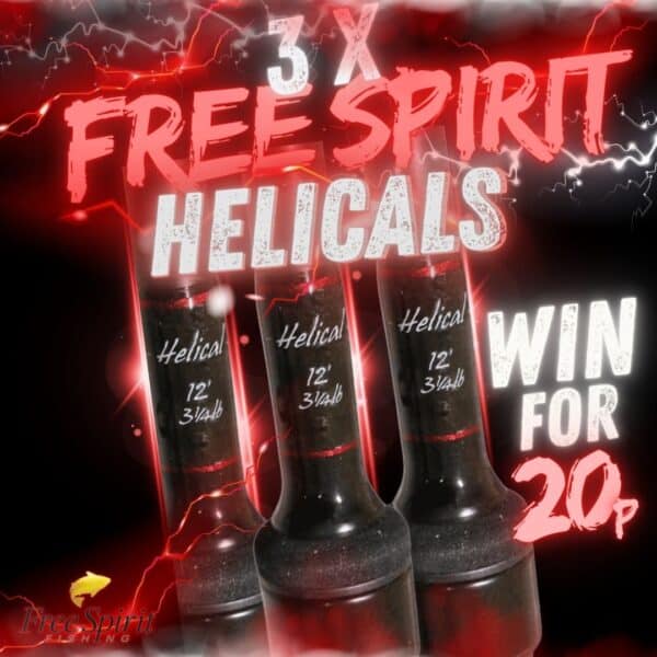 3 X FREE SPIRIT HELICAL RODS