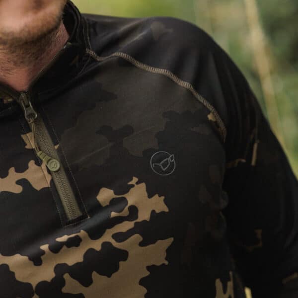 *NEW* KORDA KOOL UPF ZIP JERSEY DARK KAMO - Image 2