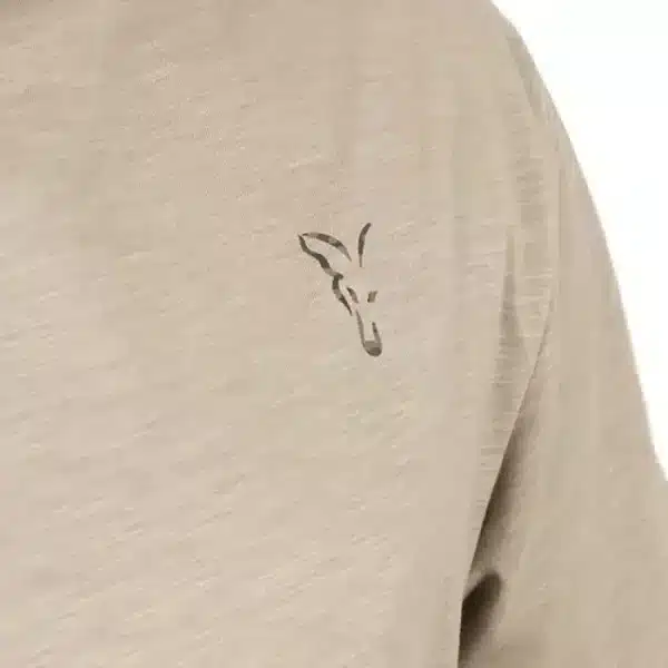 FOX LIGHTWEIGHT KHAKI LOGO TEE - Image 2