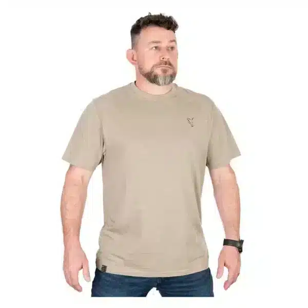 FOX LIGHTWEIGHT KHAKI LOGO TEE - Image 4