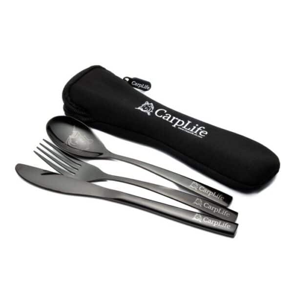 CARPLIFE BLACK CUTLERY SET