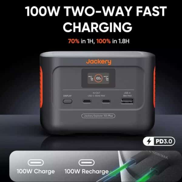 JACKERY 100 PLUS POWER STATION OR CASH