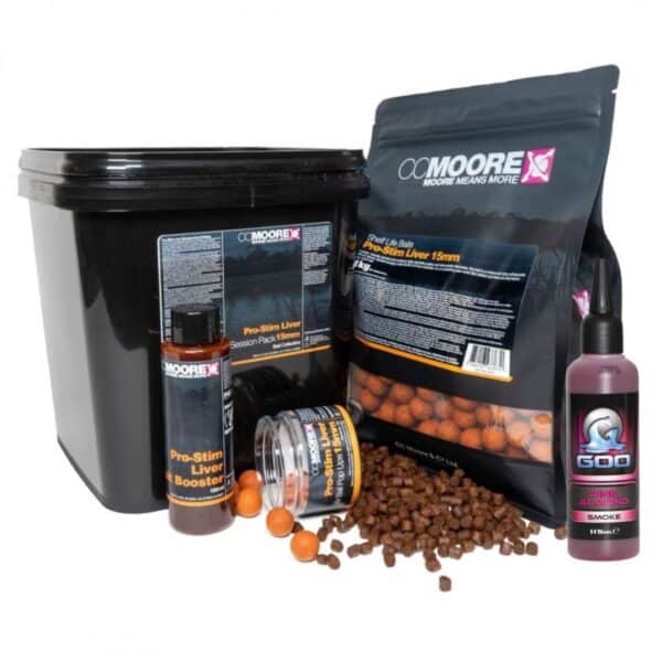 CC MOORE SESSION PACK PRO STIM LIVER + KORDA GOO