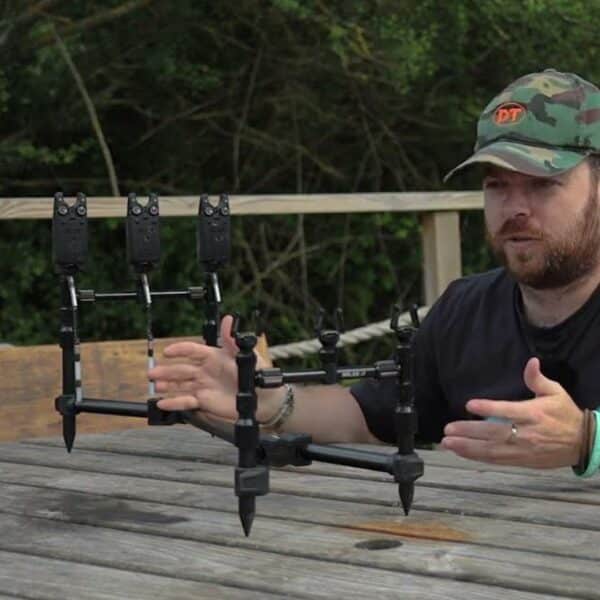 SOLAR TACKLE COMPACT ADJUSTABLE GROUND POD OR CASH