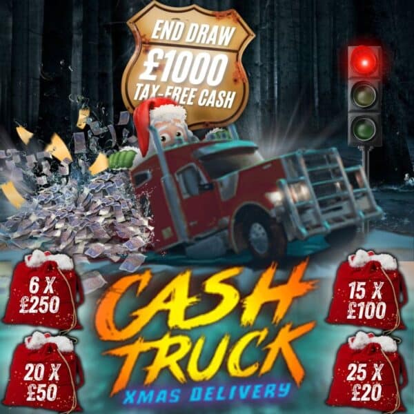 70 TICKET ENTRIES BUNDLE XMAS CASH TRUCK IW
