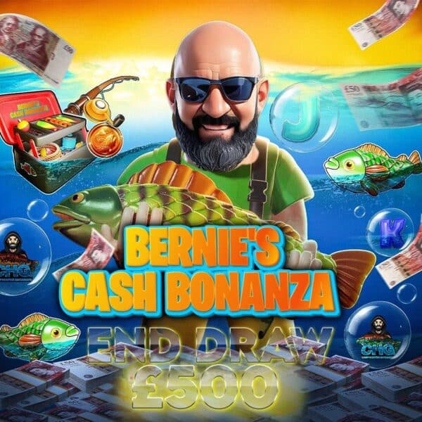 100 ENTRIES INTO BERNIES CASH BONANZA