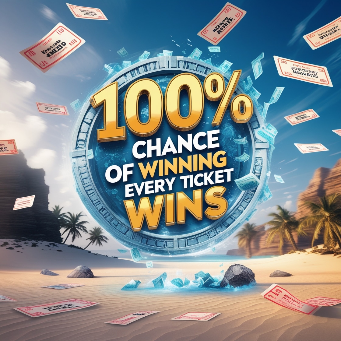 100% CHANCE OF WINNING PRIZE EVERYTIME + 3 WINNERS END DRAW