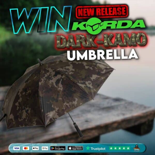 **NEW** KORDA COMPAC DARK KAMO UMBRELLA