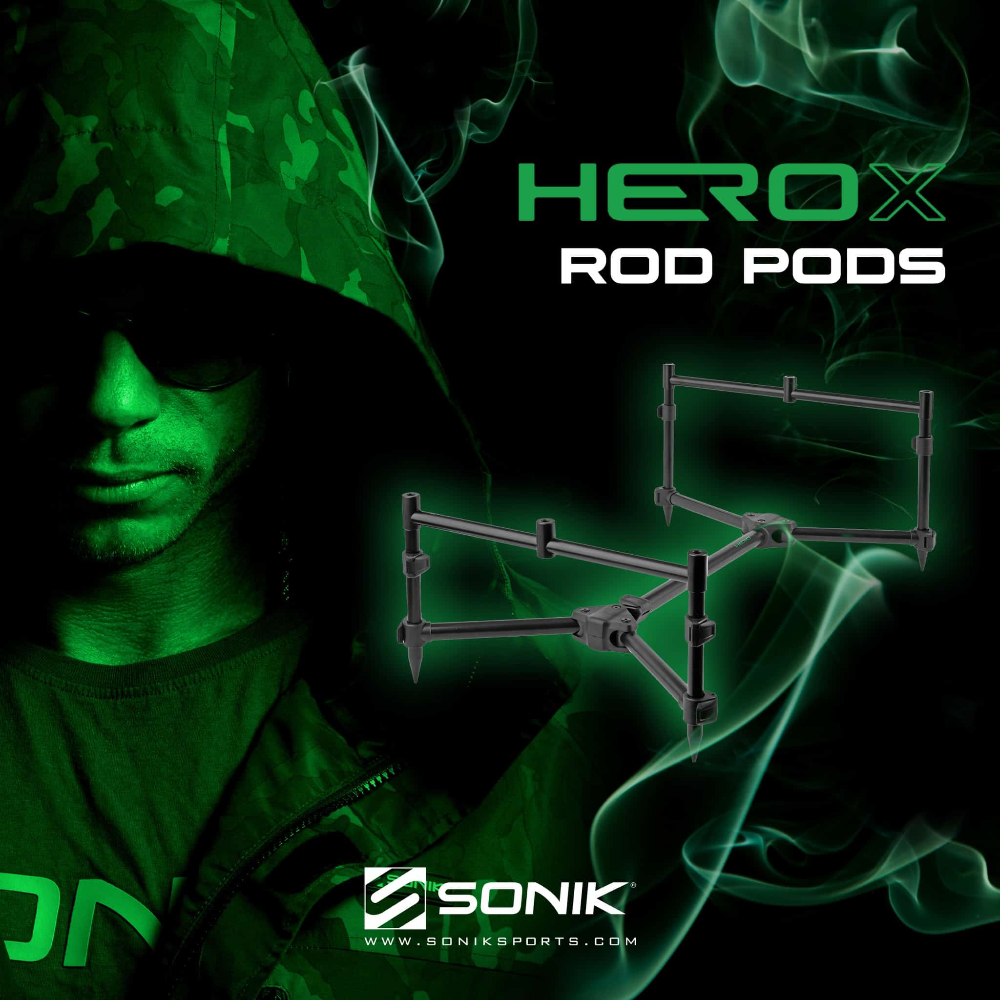 SONIK HEROX 3 ROD POD OR CASH