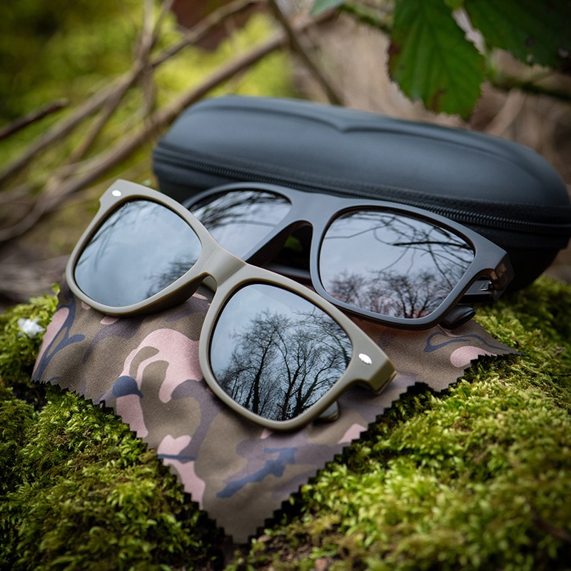 FOX AVIUS TRAN KHAKI SUNGLASSES