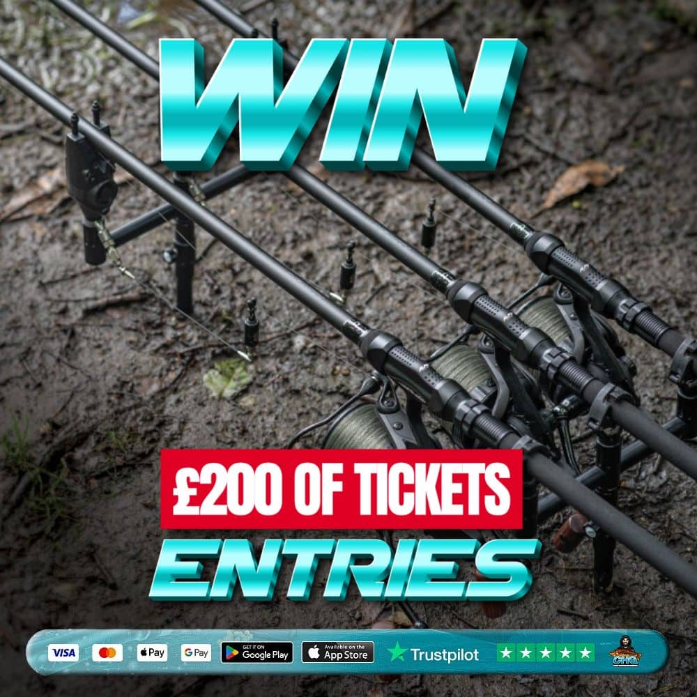 WIN ENTRIES INTO DAIWA INFINITY RODS (£200 WORTH)