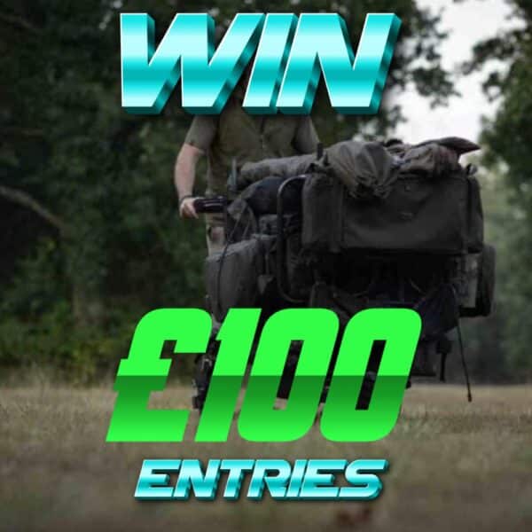 £100 ENTRIES INTO CARP PORTER GLIDER BARROW