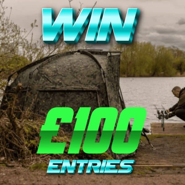 £100 ENTRIES INTO TRAKKER RS CAMO BROLLY