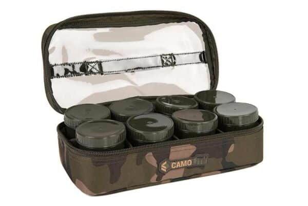 FOX CAMOLITE 8 POT HOOKBAIT CASE