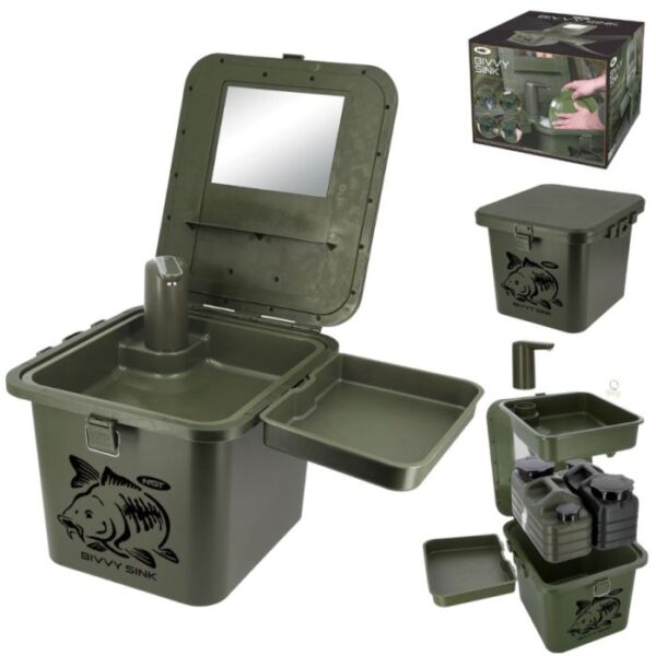 NGT BIVVY SINK + TAP