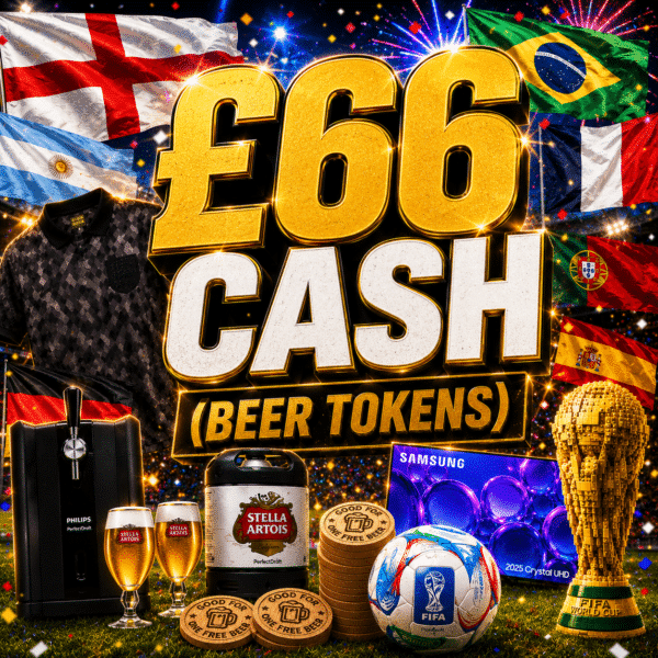 £66 CASH (BEER TOKENS)
