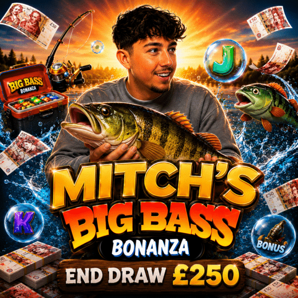 MITCH'S BIG BASS BONANZA - OVER 1400 INSTANT WINS